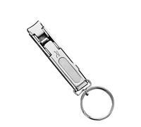 JINGYAN Nail Clippers 1PC Foldable 0.5cm Ultra-Thin Portable Stainless Steel Nail Toe Cutter Trimmer Scissor Manicure Pedicure Tool Fingernail Clipper