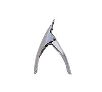 JINGYAN Nail Clippers Acrylic False Fake Nails Tips Manicure Cutter， Clipper Tool Stainless Steel(Silver)