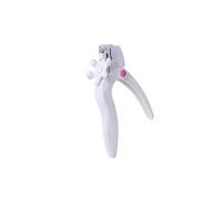 JINGYAN Nail Clippers Professional Nail Art Clipper Special Type U Word False Tips Edge Cutters Manicure Colorful Stainless Steel Tools(White)