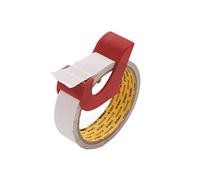 JINGYAN Office Tape Dispensers 1PCSRoller Tape Cutter Sealing Holder Manual Packing Plastic Packer Dispenser Packaging Parcel 24mm Width Tool(Red)