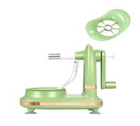JINGYAN Peelers Apples Machine Peeling Household Hand-Shaved Fruit Peeler Multi-Function Rotary Apple Slicer Kitchen Tool(B)