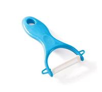 JINGYAN Peelers Ceramic Peeler 4 Color Vegetable Fruit Peeler Kitchen Potato Carrot Cucumber Peeler Peeling Kitchen Gadgets(Blue)