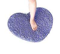 JINGYAN Rugs Non-Slip Bathroom Rug Love Shaped Shag Shower Mat Machine-Washable Bath Mats Lovely Heart Soft Microfibers