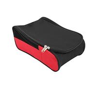 JINGYAN Shoe Bags Portable Golf Shoes Bag Zipper Shoe Case Breathable Water Resistant Carrier Accessory Black Green Red Drop Ship(B)
