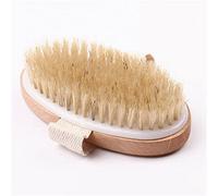 JINGYAN Shower Sponges Body Brush Soft Natural Bristle Shower Brushes Wooden Bath SPA Without Handle