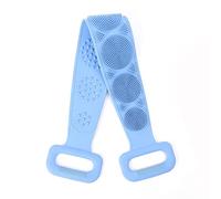JINGYAN Shower Sponges New Magic Silicone Brushes Bath Towels Body Brush Belt Exfoliating Back Wash Skin Household Clean Shower(Blue)