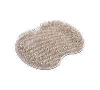 JINGYAN Sink Drain Stopper 1pc Foot Wash Brush Rub Back Sucker Bathroom Shower Pad Massage Bath Tool Non-Slip E3V4(Brown)