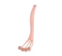 JINGYAN Sink Drain Stopper 1pc Soft Hair Massage Back Brush Long Handle Hanging Shower Cleaning Bathroom(Pink)
