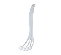 JINGYAN Sink Drain Stopper 1pc Soft Hair Massage Back Brush Long Handle Hanging Shower Cleaning Bathroom(Gray)