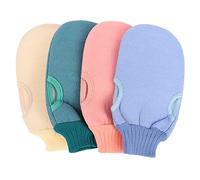 JINGYAN Sink Drain Stopper 1PCS Bath for Peeling Exfoliating Mitt Gloves for Shower Body Brush Towel Wash Moisturizing SPA Foam Massage Sponge(Green)