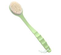 JINGYAN Sink Drain Stopper Bathroom Brush Long Handle Back Body Bath Shower Scrubber Exfoliating Scrub Skin Massages Products(Green)