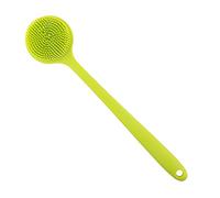 JINGYAN Sink Drain Stopper Cepillo de baño de Mango Largo, masajeador Corporal, cepillo de silicona para el cuidado de la piel, cepillos de ducha(Green)