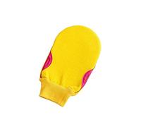 JINGYAN Sink Drain Stopper Soft Bath Hair Removal Gloves Exfoliating Strongly Premium Bathroom Wash Body Accessories(Yellow)