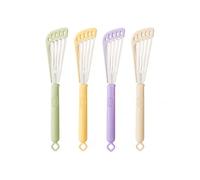 JINGYAN Spatulas Silicone Pancake Turner Spatula, Large | Easy flipping for pancakes, crepes, eggs, and stir-fry(Purple)