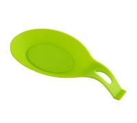 JINGYAN Spoon Rests Food Grade Silicone Spoon Holder Heat Resistant Placemat Drink Glass Coaster Tray Pad Non-Slip Mat Kitchen Utensils(Green)