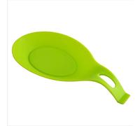 JINGYAN Spoon Rests Hot Sale Food Grade Silicone Spoon Mat Heat Resistant Placemat Tray Pad Drink Glass Coaster Kitchen Tool 50%(Green)