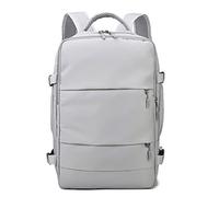 JINGYAN Sports Duffels Multifunctional Travel Backpacks for Women Trekking Mountaineering Bag USB Charging Port Backpack Dry and Wet Separation(Grau)