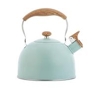 JINGYAN Stovetop Kettles Kitchenware Green Whistle Kettle Scald Proof Handle Kitchenware Coffee Pot(Light Green)