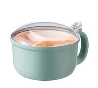 JINGYAN Sugar Bowls Condiment Box Kitchen Three in One Storage Household Pot Spice Container(Green)