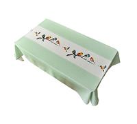 JINGYAN Tablecloths Coffee Table Tablecloth Fabric Geometric Pattern Cover Cloth Dining Living Room Small Fresh Waterproof Mat(130x250cm)