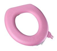 JINGYAN Toilet Seat Covers EVA Waterproof Toilet Seat Cover Thickened Four Seasons Universal Cushion Paste Type Household Accessories(Pink)