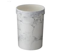 JINGYAN Waste baskets Trash cans Bedroom trash cans Living room trash cans Office trash cans Uncovered trash cans(White)