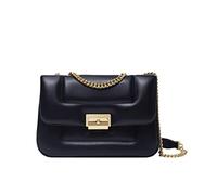 JINGYAN Women's Top-handle Bags Luxury Shoulder Chain Cloud Small Square Bags Niche Women Underarm Crossbody(Schwarz)