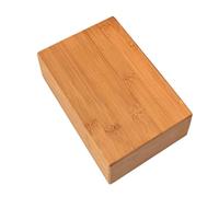 JINGYAN Yoga Blocks Bamboo Yoga Blocks Bricks Solid Wood Block Foam Roller Lightweight Sports Fitness Workout Gymnastics Training Brick