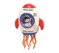 Jingyash Baby Dancing Toy - Rechargeable Dancing Rocket Toy | Music Lighted Projector Doll for Festival Home Holiday Indoor Table Event Family Party Aged 3+ Kids Girl Boy