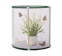 Jingyash Caterpillar Habitat - Heavy Duty Zippered Clear Mesh Outdoor Cage | Caterpillar Butterfly Growing House,for Garden Yard Farm Patio Balcony