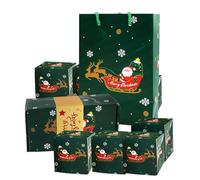 Jingyash Christmas Boxes,Decorative Bouncing Memorial Case,Folding Cash Pop Out Organizer | for Kids Adults Holiday Birthday School Party Celebration Gathering Events