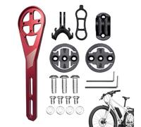 Jingyash Cycling Computer Bracket,Biking Extended Bracket | Aluminum Alloy Cycling Computer Handlebar Holder - for Biking Mountain Road Outdoor Commuting Sports Action Camera