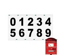 Jingyash Mailbox Stickers Numbers - Waterproof Reflective Trash Can Number Decal - Adhesive Decals for Outdoor Homeowners Business Owners Residential Commercial Buildings Apartment Doors Cars Trucks