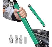Jingyash Offset Extension Wrench - Tight Spaces Ratchet Extension Wrench,Versatile Hand Clamp Tight Tool for Maintenance Home Equipment Industrial Machinery Automobile