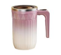 Jingyash Self Stirring Coffee Mug | 450ml Temperature Display Mixer Cup - with Detachable Stirrer Temperature Display Rechargeable Magnetic Stirring Coffee Mug | for Tea Milk Cocoa Chocolate Beverages