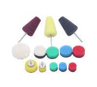 Jingyingtt 16/20pcsMini Detailing Sanding Polishing Pads Waxing Sealing Glaze Car Buffing Wheel for Cordless Electric Drill Rotary Tools