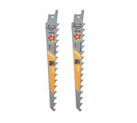 Jingyingtt 2Pcs 150mm 3 TPI HCS Reciprocating Saw Blades Saber Saw Handsaw Multi For Wood PVC Tube Cutting Saw Blades Tools S617K