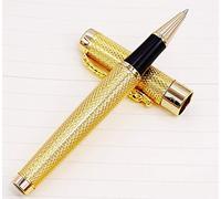 Jinhao 1200 Golden Rain Rollerball Pen, Ruby Eyes Golden Dragon Clip, Advanced Business Writing Pen