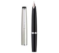Jinhao 59 Fountain Pen EF Nib & Converter Silver Mini Travel Pocket Pen