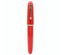 JINHAO DADAO 9019 Fountain Pen Acrylic Ink Pen with Ink Converter (Medium Nib, Red)