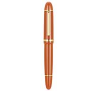 Jinhao X159 Orange Acrylic Fountain Pen Gold Trim, Large #8 Fine Nib Office Pen Calligraphy Writing