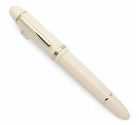 Jinhao X159 Resin Fountain Pen with Ink Converter (Fine Nib, Ivory White with Gold Clip)
