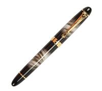 Jinhao X450 Blue Marble Fountain Pen, Medium Nib Gold Trim 16 Styles