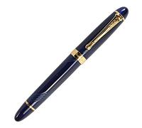 Jinhao X450 Blue Marble Fountain Pen, Medium Nib Gold Trim 16 Styles