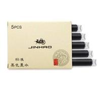 Jinhao x750 Fountain Pen 0.5mm Medium-Fine Nib by Rhapsody Ink Pens (10pk Black Cartridges)