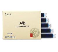 Jinhao x750 Fountain Pen 0.5mm Medium-Fine Nib by Rhapsody Ink Pens (10pk Blue Cartridges)