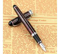 JINHAO X750 Red Nib Fountain Pen Nice Gift Business M Nib Fountain Pen Calligraphy Student School Supplies Classic Writing Tools Stainless Steel Right and Left Hand