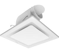 Jinhong Bathroom Fan Ceiling Mount Exhaust Ventilation Fan Ceiling Exhaust Fan Extractor Fan 141 CFM 0.7 Sones,Quiet Bathroom Ventilation Exhaust Fan for Shower,Restroom,Office,Home(Flat Plate)