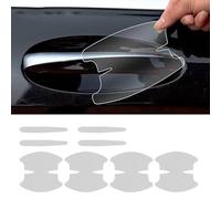JINHUAHUOTUI 8 PCS Clear Car Door Handle Protector Sticker for Jeep Compass Mk49 2006-2013 2014 2015 2016, Transparency Anti-Scratches Cup Protector Door Side Handle Paint Guard