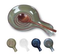 JINIHFW Spoon Rest for Kitchen, Ceramic Spoon Holder for Stove Top,1Pcs